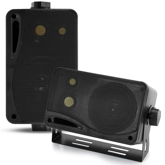 3-Way Indoor Outdoor Speakers 200W 3.5 Wall Mount Home Theater