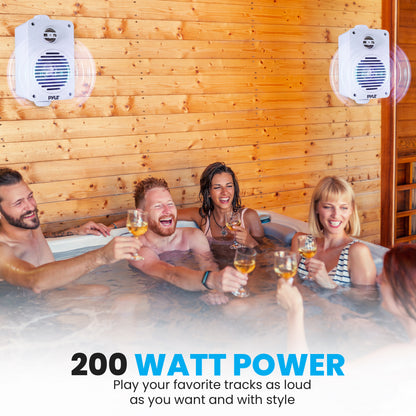 2-Way Indoor/Outdoor Speaker System-PDWR35WT.2