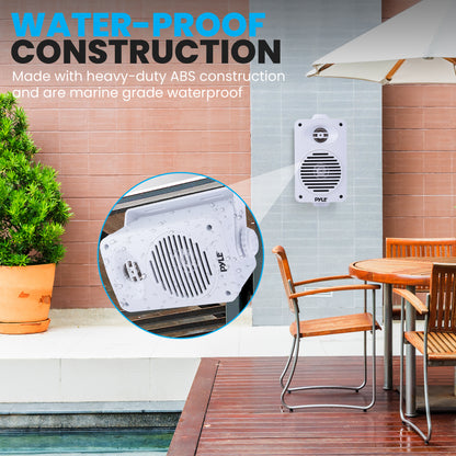 2-Way Indoor/Outdoor Speaker System-PDWR35WT.2