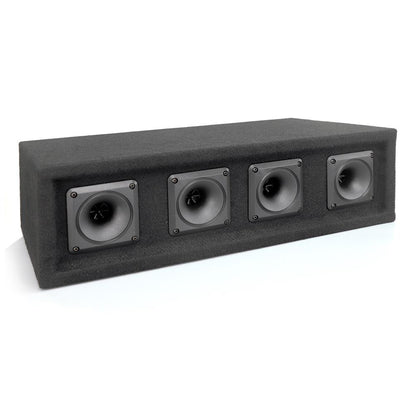 4 Way DJ Speaker System Full Range Audio 4 Horn Piezo Tweeters