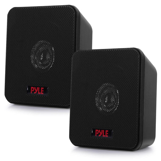 4 Mini Cube Bookshelf Speakers