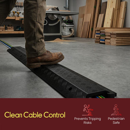 Cable Cover Ramp Safety Track 1-Ch.