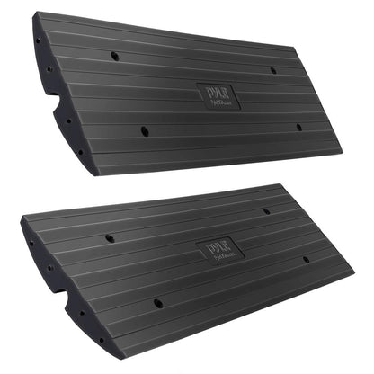 Driveway Curb Ramps 11000lb Capacity Heavy Duty Rubber 4ft 2pc Set