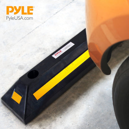 Garage Vehicle Stopper Parking Safety Heavy-Duty Rubber Yellow Strip