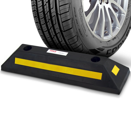Garage Vehicle Stopper Parking Safety Heavy-Duty Rubber Yellow Strip