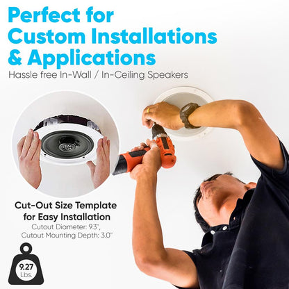 8.0 Home In-Wall / Ceiling Speakers