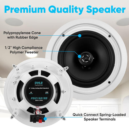 8.0 Home In-Wall / Ceiling Speakers
