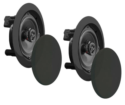 In-Wall/Ceiling Speakers 200W Flush Mount 2-Way Stereo System