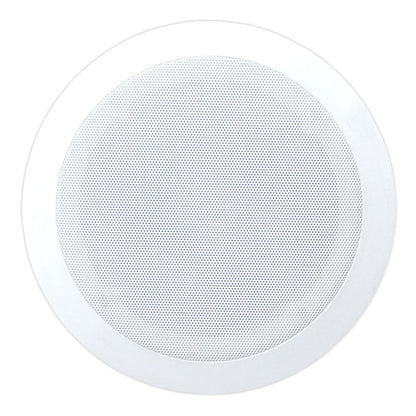 6.5 Ceiling Speakers Pair 2-Way Sound Easy Flush Mount White
