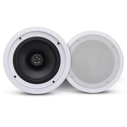 8 Bluetooth Ceiling Speakers 250W Polypropylene Cone Flush Mount