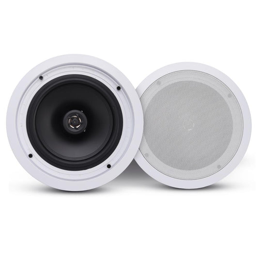 8 Bluetooth Ceiling Speakers 250W Polypropylene Cone Flush Mount