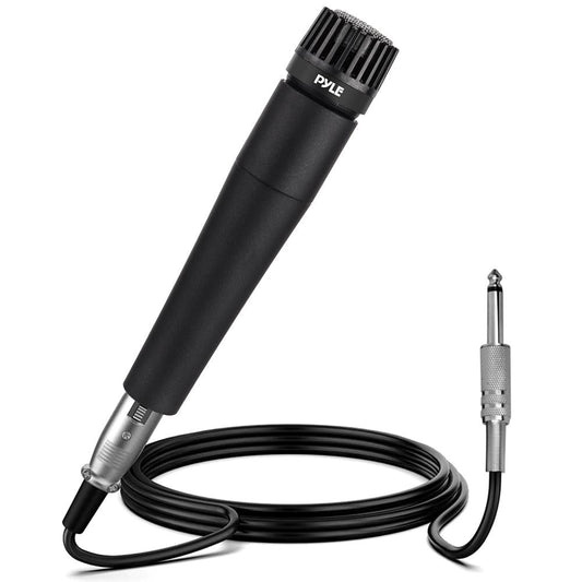 Dynamic Handheld Microphone High Output Built-in Pop Filter Rugged Design