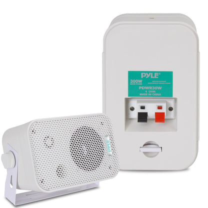 3.5 Indoor/Outdoor Wall Mount Speakers-PDWR30W