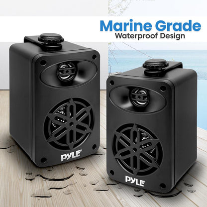 2-Way Indoor/Outdoor Speaker System-PDWR35BK
