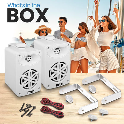 2-Way Indoor/Outdoor Speaker System-PDWR35WT