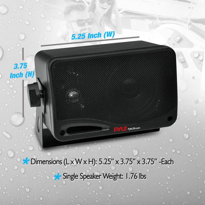 Outdoor Waterproof Bluetooth Speakers - 200W 3-Way System Weatherproof