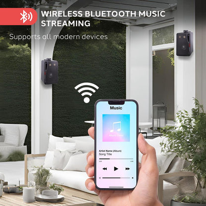 Outdoor Waterproof Bluetooth Speakers - 200W 3-Way System Weatherproof