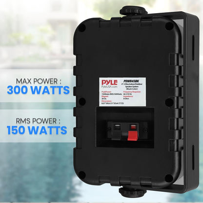 2-Way Indoor/Outdoor Speaker System-PDWR45BK