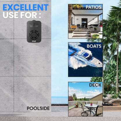 2-Way Indoor/Outdoor Speaker System-PDWR45BK
