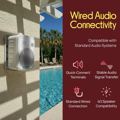 6.5 Indoor/Outdoor Wall Mount Speakers