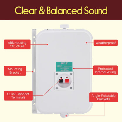6.5 Indoor/Outdoor Wall Mount Speakers