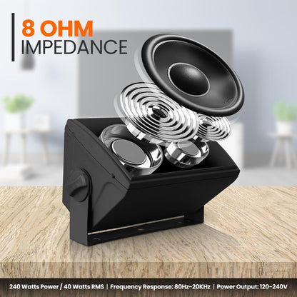 5.25 Indoor/Outdoor Wall Mount Speakers