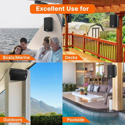 5.25 Indoor/Outdoor Wall Mount Speakers