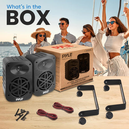 Indoor Outdoor Speakers 500W Waterproof 5.25 Polymer Tweeter