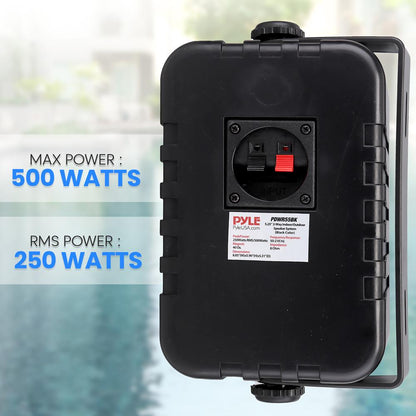 Indoor Outdoor Speakers 500W Waterproof 5.25 Polymer Tweeter