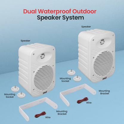 2-Way Indoor/Outdoor Speaker System-PDWR55WT