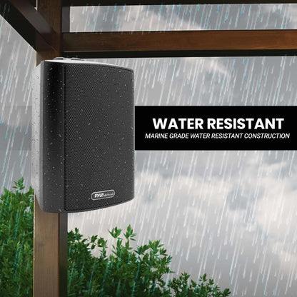 6.5 Waterproof Bluetooth Speakers - High Power Sound Easy Install Black