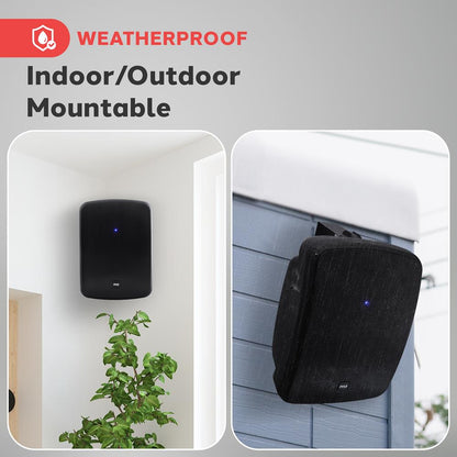 Outdoor Waterproof Bluetooth Speakers - Deep Bass 6.5 Pair Weatherproof