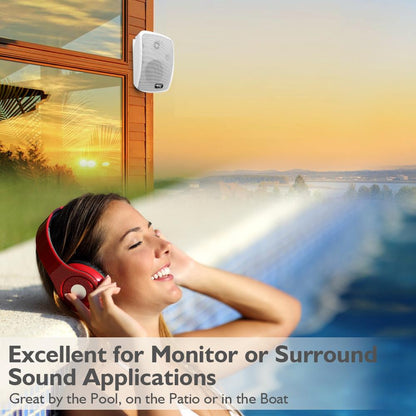 Outdoor Bluetooth Speaker System 800W Waterproof White
