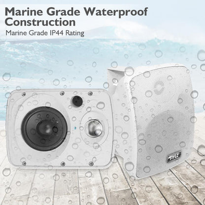 Outdoor Bluetooth Speaker System 800W Waterproof White