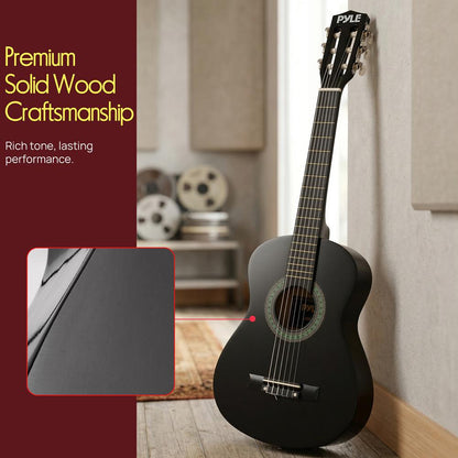 Beginners 6-String Acoustic Guitar Kit-PGAKT30BK