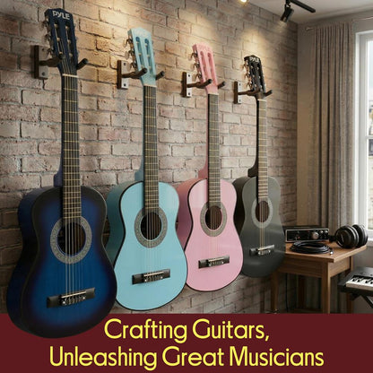 Beginners 6-String Acoustic Guitar Kit-PGAKT30BL