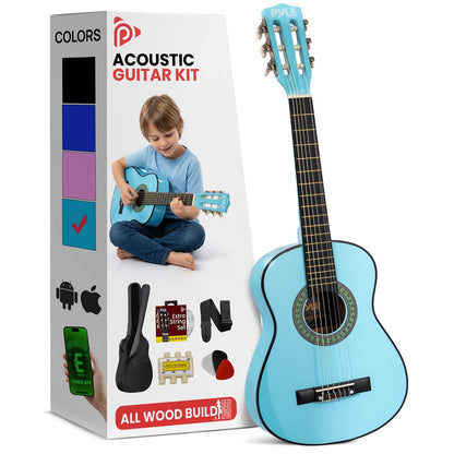Beginners 6-String Acoustic Guitar Kit-PGAKT30LBL