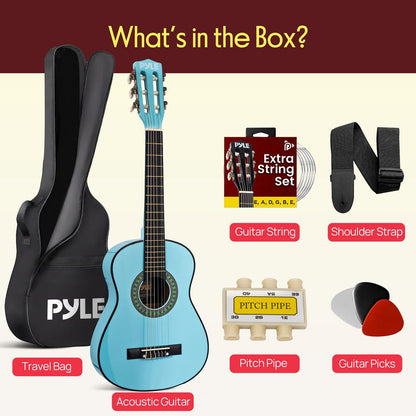 Beginners 6-String Acoustic Guitar Kit-PGAKT30LBL