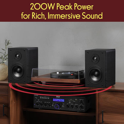 Bookshelf Speakers-PHQBS53BK