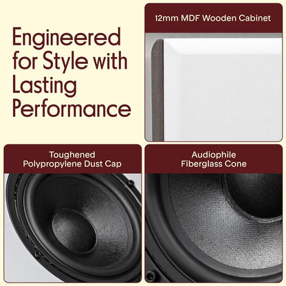 Bookshelf Speakers-PHQBS53WH