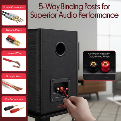 Bookshelf Speakers-PHQBS62BK