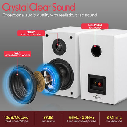 Bookshelf Speakers-PHQBS62WH