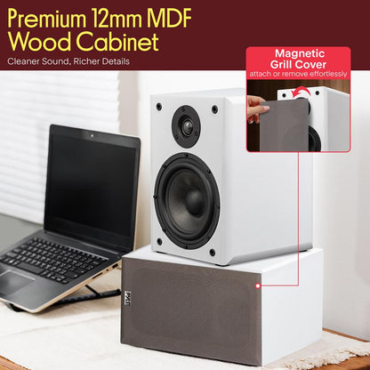 Bookshelf Speakers-PHQBS62WH