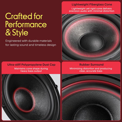 Bookshelf Speakers-PHQBS62WH
