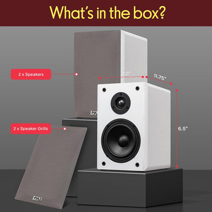 Bookshelf Speakers-PHQBS62WH