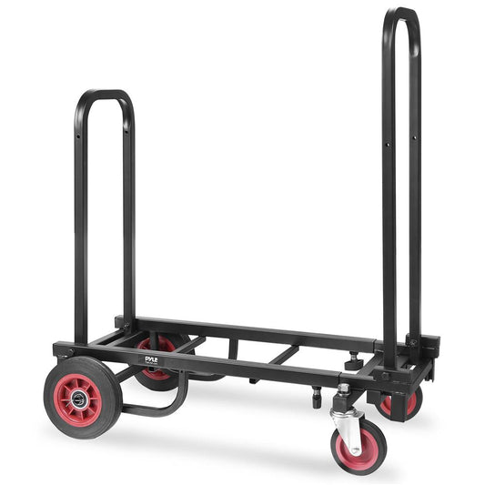 Folding Equipment Cart 8-in-1 Convertible R-Trac Wheels Steel