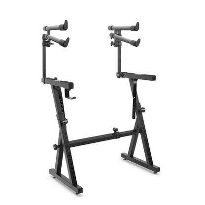 Heavy-Duty Music Stand - Portable Adjustable 2nd Tier Z Style