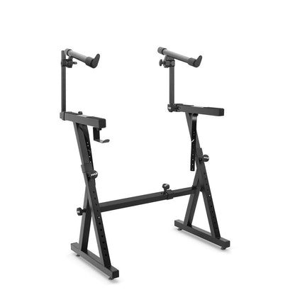 Heavy-Duty Music Stand - Portable Adjustable 2nd Tier Z Style