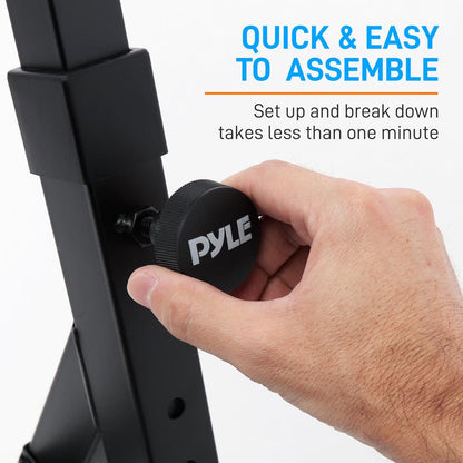 Heavy-Duty Music Stand - Portable Adjustable 2nd Tier Z Style