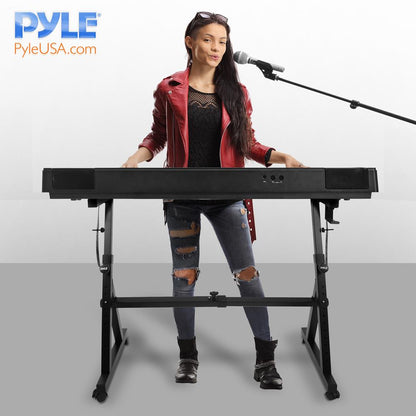 Keyboard Stand Max Stability Steel Construction Adjustable Height